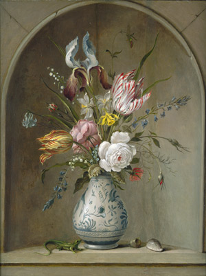 Lot 6011, Auction  107, Bosschaert I, Ambrosius - Nachfolge, Blumenstilleben mit Akelei, Papageientulpen und Iris