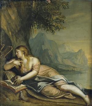 Lot 6019, Auction  107, Italienisch, um 1600. Die büßende Maria Magdalena in der Einöde