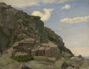 Lot 6102, Auction  107, Dänisch, 1872. Felsenküste bei Vang auf Bornholm
