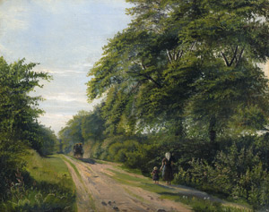 Lot 6132, Auction  107, Thornam, Marie Elise, Feldweg in sommerlicher Landschaft in Dänemark