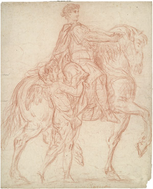 Lot 6558, Auction  107, Rugendas d. Ä., Georg Philipp, Studie für eine Reiterstatue