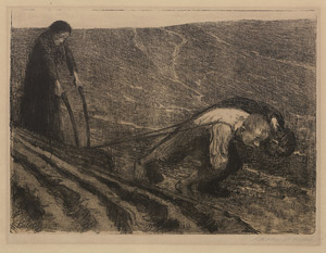 Lot 8134, Auction  107, Kollwitz, Käthe, Pflugzieher und Weib