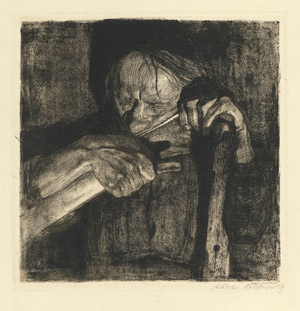 Lot 8135, Auction  107, Kollwitz, Käthe, Beim Dengeln