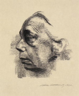 Lot 8146, Auction  107, Kollwitz, Käthe, Selbstbildnis im Profil