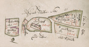 Lot 159, Auction  108, Fluhr und Lagebuch über die Fluhr-Marckung Möhra Anno 1719, Deutsche Handschrift auf Papier