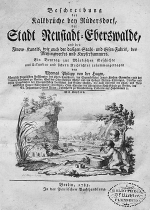 Lot 207, Auction  108, Hagen, Thomas Philipp von der, Beschreibung der Kalkbrüche bey Rüdersdorf