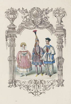 Lot 226, Auction  108, Menzel, Adolph von, Quadrilles du carnaval à Berlin 1836 / [Publiés par A. Asher]