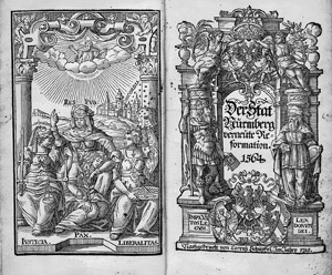 Lot 1648, Auction  108, Nürnberg, Der Stat Nurmberg verneute Reformation 1564. 