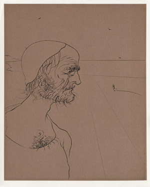 Lot 3119, Auction  108, Hemingway, Ernest und Dalí, Salvador - Illustr., Der alte Mann und das Meer
