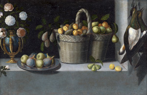 Lot 6017, Auction  108, Spanisch, 17. Jh. Stillleben mit Früchten und Federwild