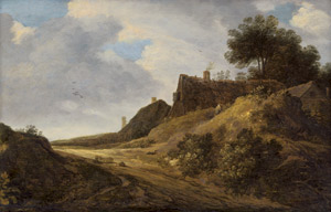 Lot 6021, Auction  108, Molyn, Pieter, Dünenlandschaft mit Hütten