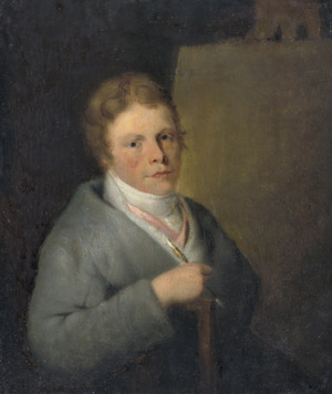 Lot 6074, Auction  108, Deutsch, um 1800. Bildnis eines Zeichners vor der Staffelei
