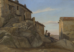 Lot 6094, Auction  108, Raadsig, Johan Peter, Bauernpaar vor ihrem Haus in Cervara