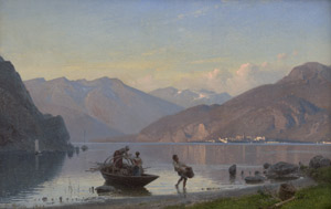 Lot 6101, Auction  108, Rohde, Frederik Nils, Abendstimmung am Lago di Garda
