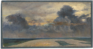 Lot 6147, Auction  108, Deutsch, 1862. "Gewitter über der Ostsee"