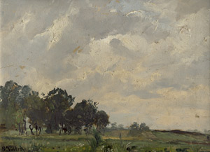 Lot 6154, Auction  108, Tübbecke, Paul Wilhelm, In den Wiesen bei Gaberndorf