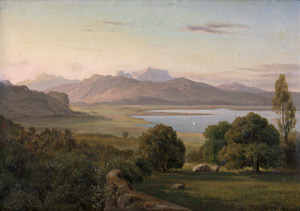 Lot 6162, Auction  108, Xylander, Wilhelm Ferdinand, Bayrische Voralpenlandschaft