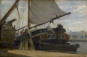 Lot 6167, Auction  108, Deventer, Willem Antonie van, Segelschiffe im Hafen