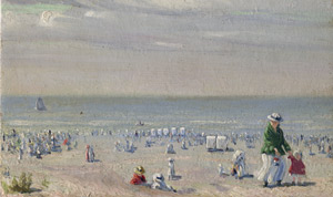 Lot 6223, Auction  108, Französisch, um 1890. Sommerfrische in Trouville