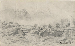 Lot 6700, Auction  108, Spitzweg, Carl, Alpenpanorama