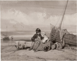 Lot 6718, Auction  108, Le Poittevin, Eugène, Fischerpaar am Strand