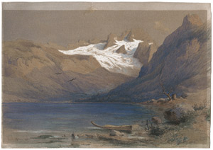 Lot 6759, Auction  108, Lafite, Karl, Ansicht vom Gosausee an der Dachstein im Salzkammergut