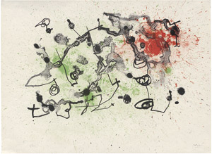 Lot 8192, Auction  108, Miró, Joan, Rouge et vert II