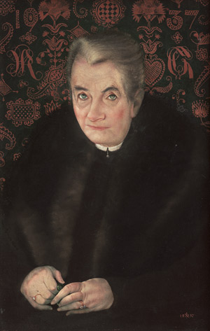 Lot 8241, Auction  108, Richter, Klaus Karl Friedrich, Porträt einer alten Dame (Frau Richter)
