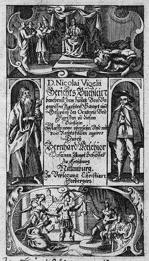 Lot 705, Auction  109, Vigelius, Nicolaus, Gerichtsbüchlein