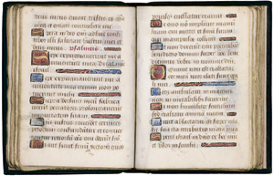 Lot 1002, Auction  109, Horae B.M.V., Flämisches livre d'H. Lat. Hs. auf Pgt. Um 1450