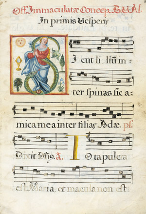 Lot 1009, Auction  109, Antiphonale romanum, Liturgische Handschrift auf Pergament 