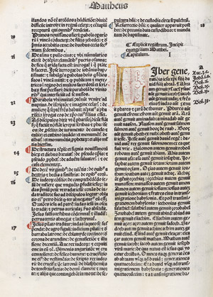 Lot 1038, Auction  109, Biblia latina, Venedig, Georgius Arrivabene, 27. II. 1487-1488