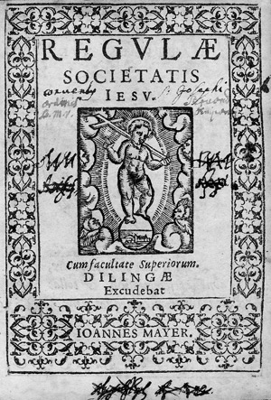 Lot 1089, Auction  109, Ignatius von Loyola, Regulae Societatis Iesu, Exercitia spiritualia
