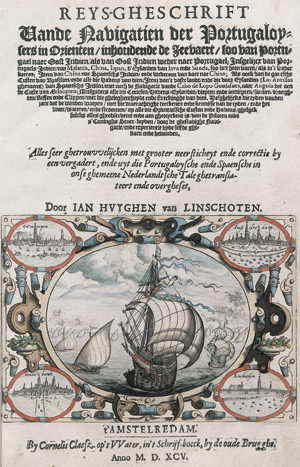 Lot 1098, Auction  109, Linschoten, Jan Huyghen van, Reys-gheschrift. Vande Navigatien der Portugaloysers in Orienten