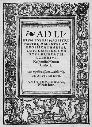 Lot 1143, Auction  109, Luther, Martin, Ad librum eximii magistri nostri
