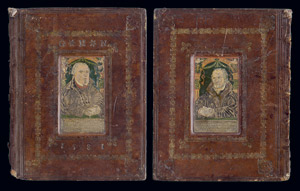 Lot 1151, Auction  109, Luther, Martin, 2 Einbanddecken mit Luther und Melanchthon