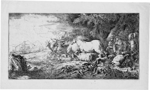 Lot 5048, Auction  109, Castiglione,  Giovanni Benedetto, Der Einzug in die Arche Noah