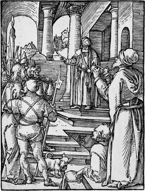 Lot 5066, Auction  109, Dürer, Albrecht, Christus vor Pilatus 