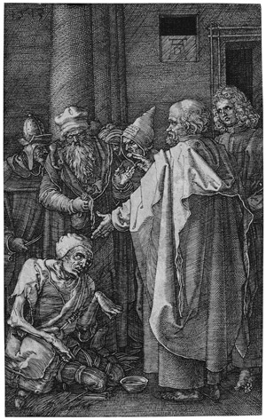 Lot 5071, Auction  109, Dürer, Albrecht, Petrus und Johannes heilen den Lahmen