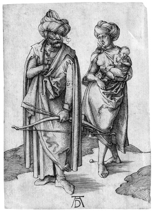 Lot 5080, Auction  109, Dürer, Albrecht, Der Orientale und sein Weib (Die Türkenfamilie). 