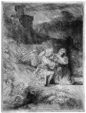 Lot 5179, Auction  109, Rembrandt Harmensz. van Rijn, Christus am Ölberg