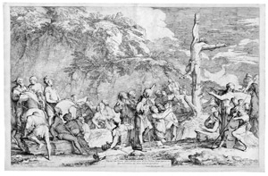 Lot 5194, Auction  109, Rosa, Salvator, Die Kreuzigung des Polycrates; Der Tod des Attilius Regulus