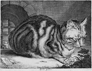 Lot 5232, Auction  109, Visscher, Cornelis, Die große Katze