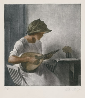 Lot 5372, Auction  109, Ilsted, Peter, Die Mandolinenspielerin