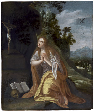 Lot 6033, Auction  109, Deutsch, 17. Jh. Maria Magdalena als Büßerin