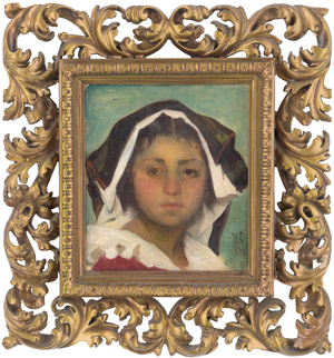 Lot 6189, Auction  109, Michael, Max, Bildnis einer jungen Italienerin
