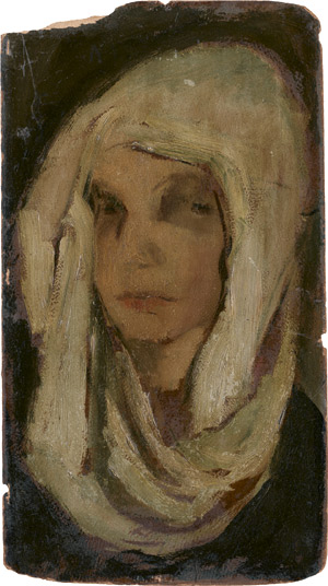 Lot 7006, Auction  109, Albert-Lasard, Lou, Madone; verso: Portrait de jeune fille