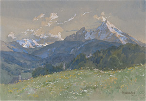 Lot 7072, Auction  109, Compton, Edward Harrison, Der Watzmann (Berchtesgadener Land)