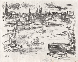 Lot 7241, Auction  109, Kokoschka, Oskar, Hamburger Hafen