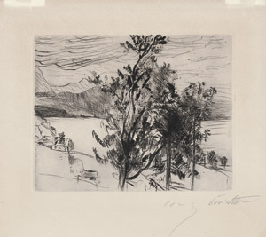 Lot 8041, Auction  109, Corinth, Lovis, Blick auf den Walchensee